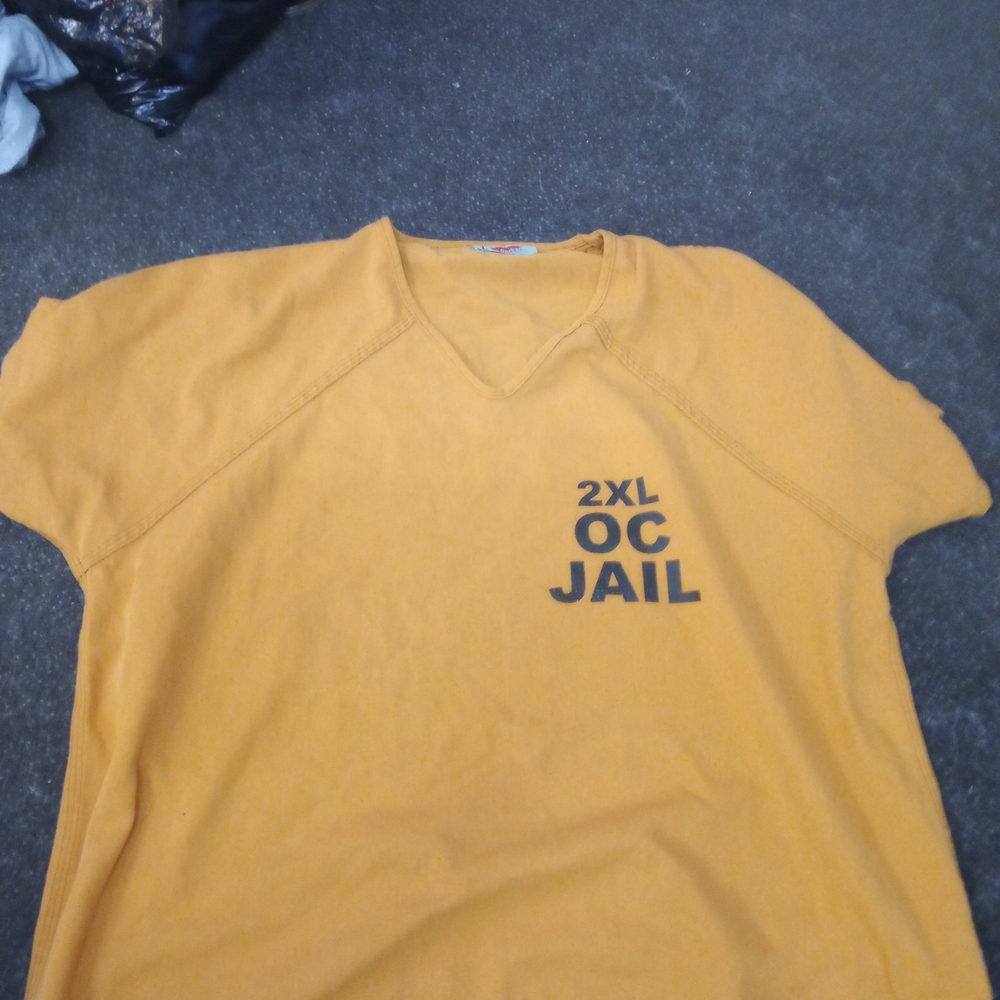 Men's Orange Crewneck Sweater